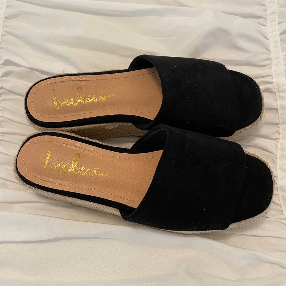 Lulus Platform Slide ons